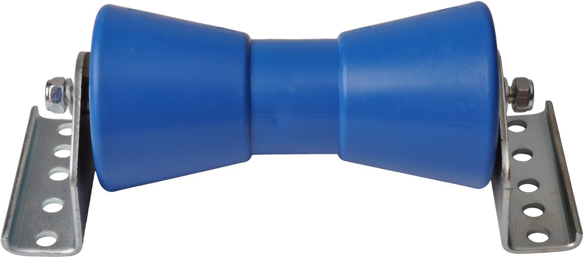 Kielrol set - 200x85 mm - blauw - compleet op steun
