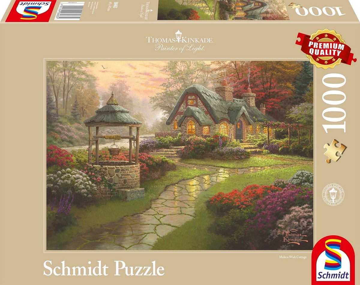 Thomas Kinkade Huis met Put 1000 Stuks Puzzel