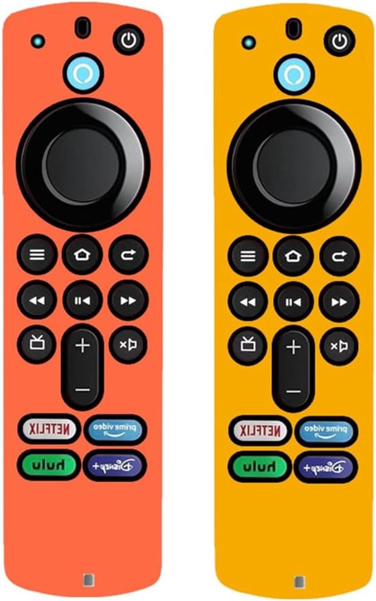 Zachte siliconen hoes voor 3e generatie afstandsbediening van Fire Stick, anti-impact, anti-geluid, TV-accessoires, multicolor