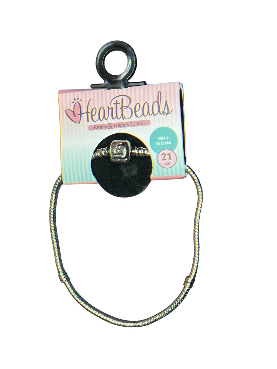 HearthBeads Metal bedelarmband 21 cm