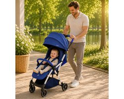 Leclerc Hexagon Buggy - Inklapbare Kinderwagen - Blauw - Reisbuggy