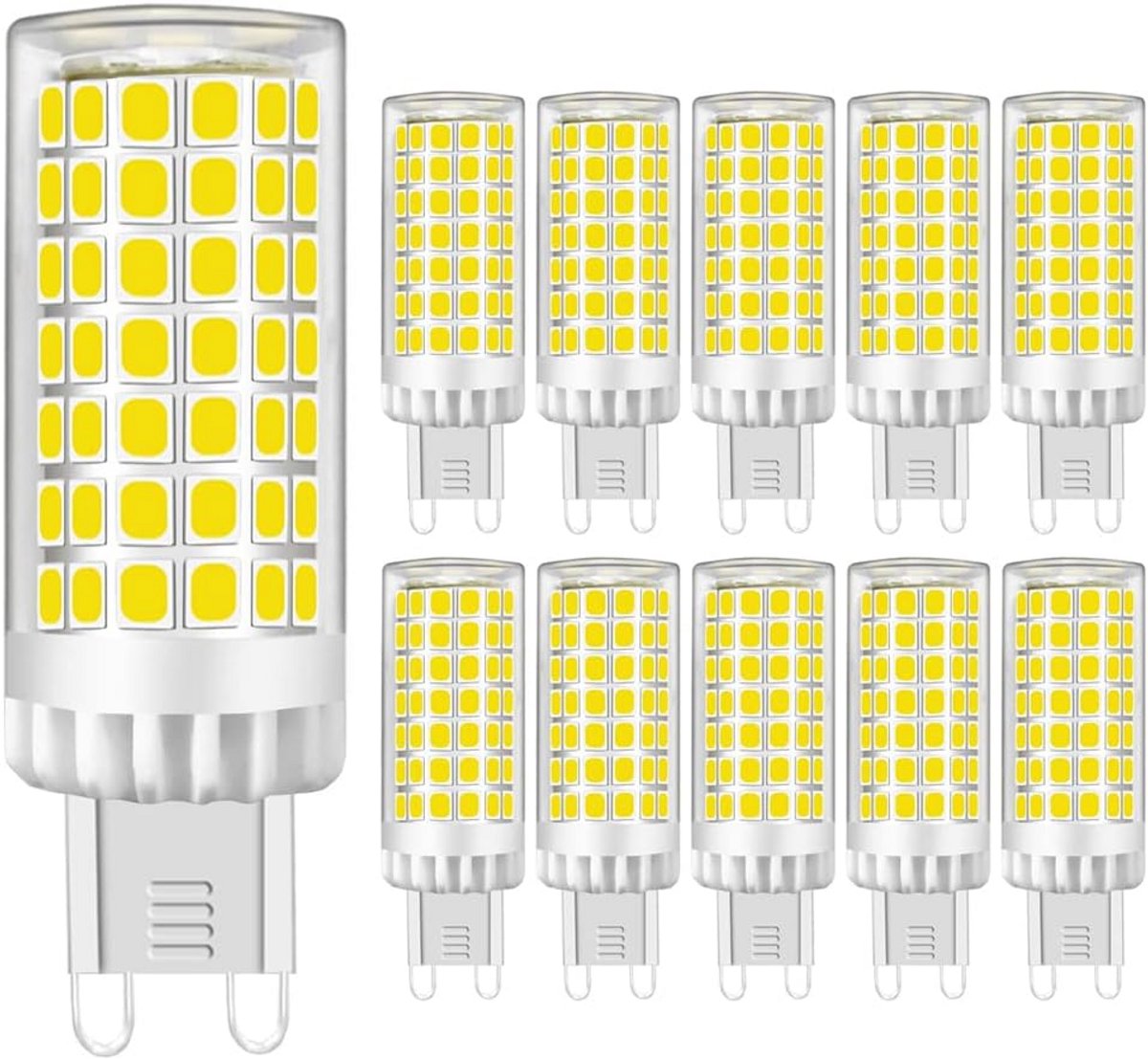 G9 LED Lampen 9W Vervangt 75W Halogeen Koud Wit 6000K Set van 10