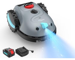 Robotmaaier Zonder Begrenzingsdraad tot 150 m² - Accu Grasmaaier Robot met Visuele Navigatie, Obstakeldetectie, Stille Werking en Vervangbare Messen
