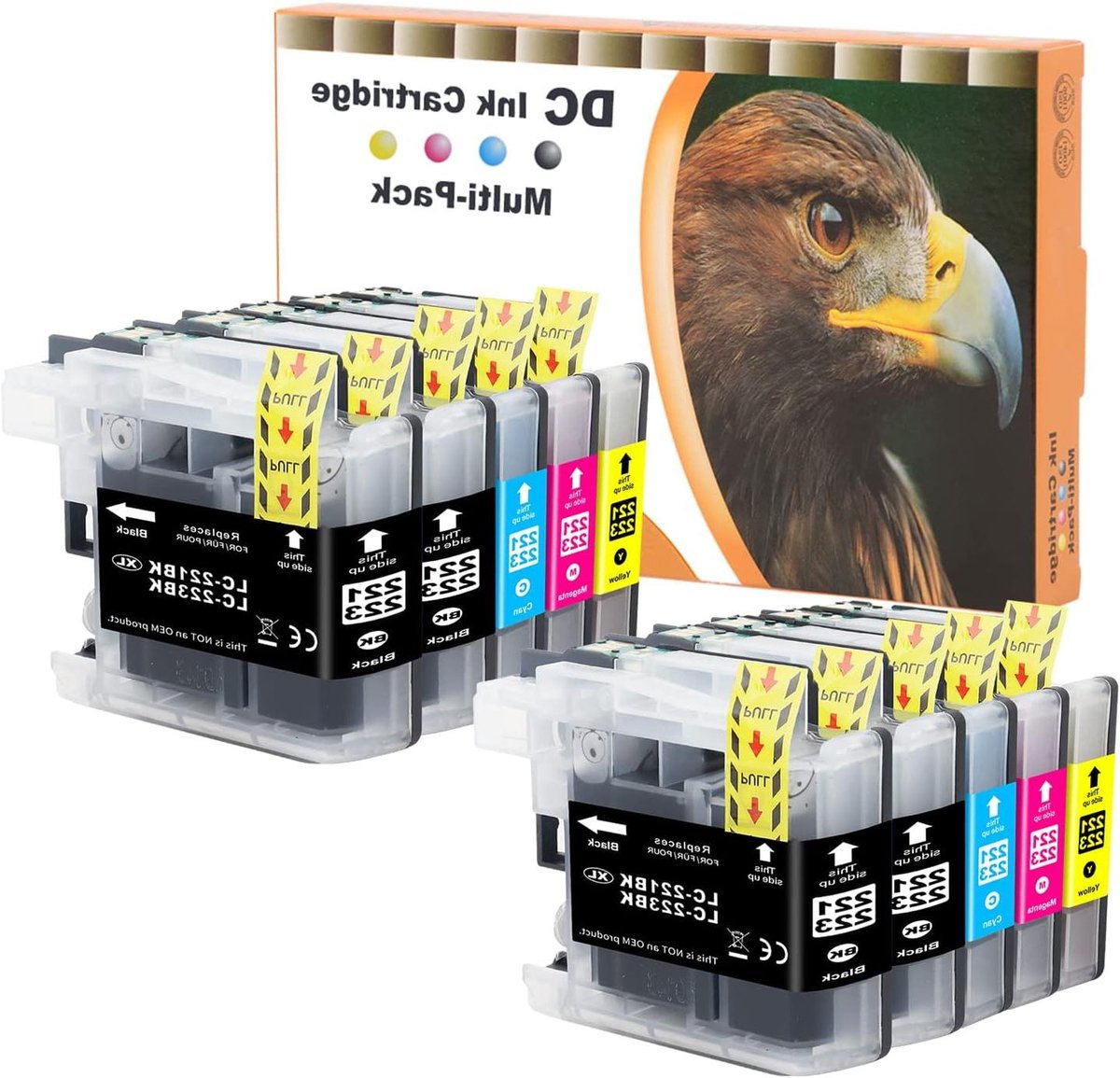 Inkt Cartridges - Printer Inkt - Thuis Printen - Hoge Capaciteit - 10 Stuks - Multicolor