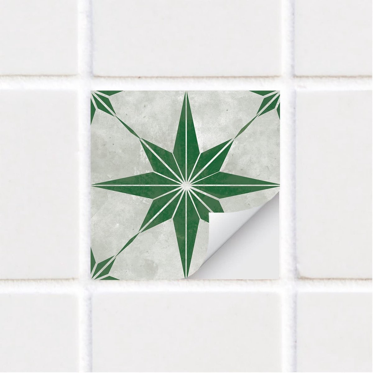 MTTproducts- Vinyl Tegelstickers Waterdicht - Set van 25 - Zelfklevende Backsplash - Geschikt voor Keuken/Badkamer - Boho-Stijl - 20 x 20 cm - Muursticker