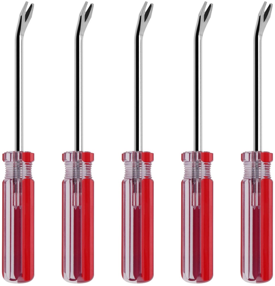 MTTproducts- Tack Puller - 5 Stuks - Koolstofstaal - Nagelverwijderaar - Meubelgereedschap - Ergonomisch Handvat - Duurzaam en Stevig - Nageltrekker