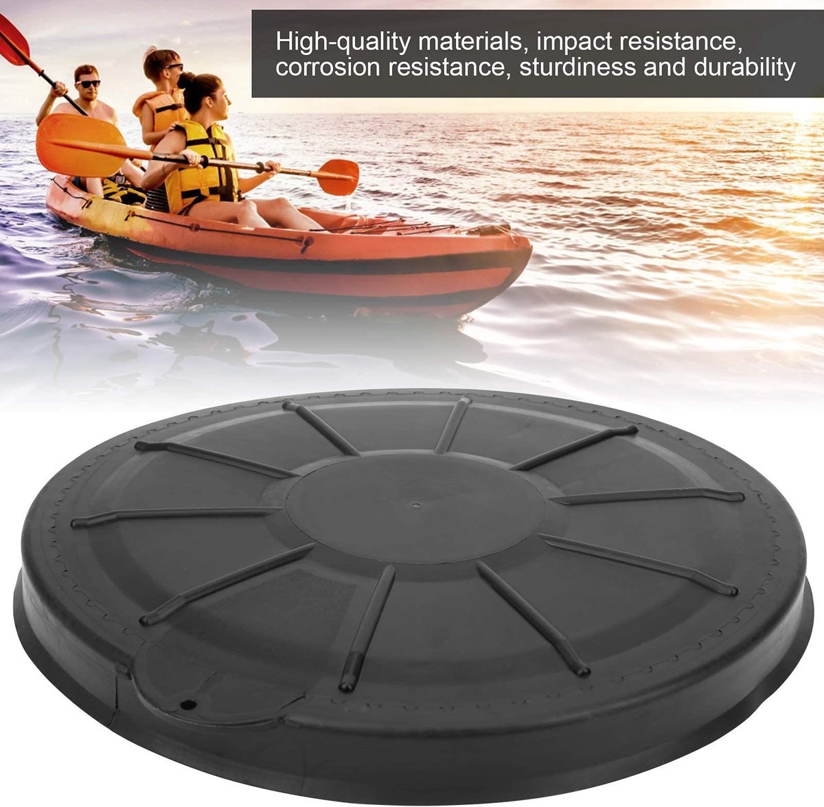NTH products- Dekhatchdeksel Waterdicht - 10.6 Inch/27x27x2.5cm - 2 Pack - Kunststof - Lichtgewicht - Schokbestendig - Hatchcover
