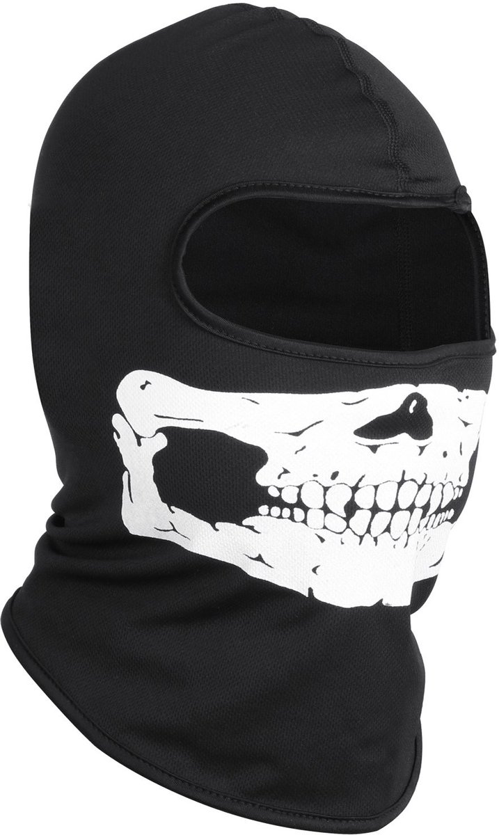 MTTproducts- Bivakmuts met Schedelprint - Bivakmuts Uniseks - Volledige Gezichtsbescherming - Ideaal voor Outdoor - Comfortabel en Rekbaar - Grote Uitsparing voor Ogen - Skull Mask