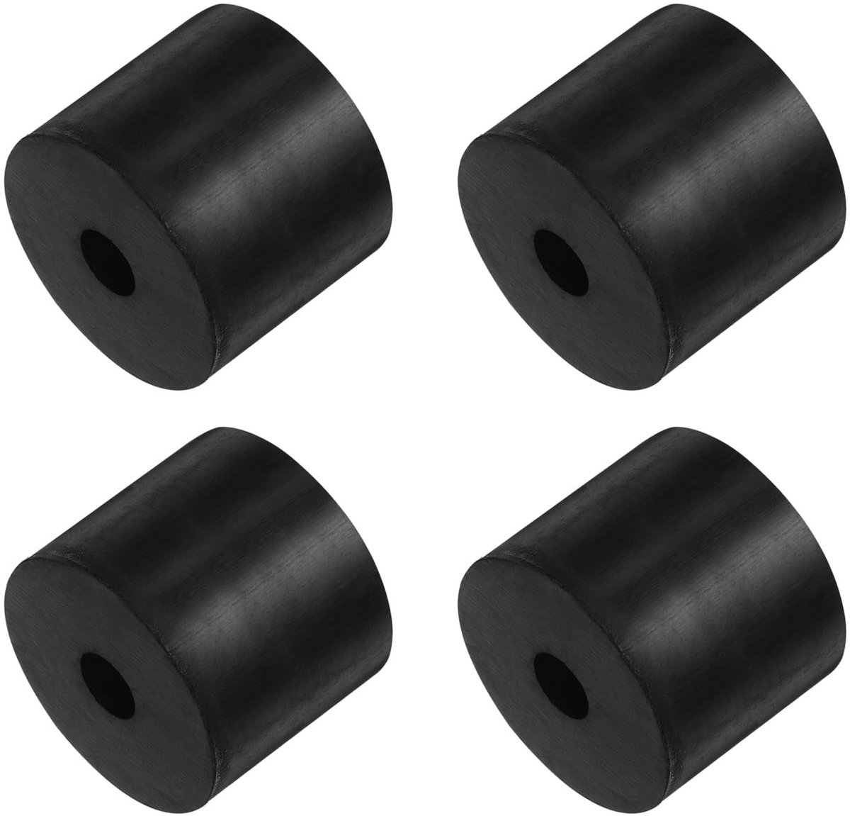 NTH products- Vibratie-isolatiepads 4 stuks - Rubber - Geluidsreductie - Schokdemping - Duurzaam - Drukbestendig - 10 x 40 x 40 mm - Dempingspads