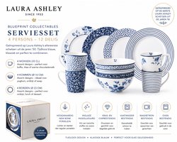 Laura Ashley Blueprint Collectables Serviesset 4 persoons - Servies - 12 Delig - Kerstservies…