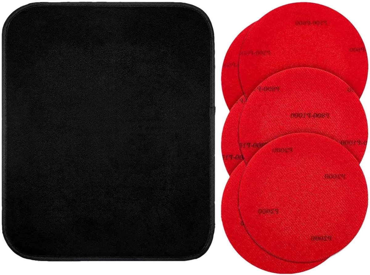 Bowling Schuurpads - Bowlingbal Onderhoud - Bowlingbal Polijsten - Progressief Slijpen - 12.5 cm - Niet gespecificeerd