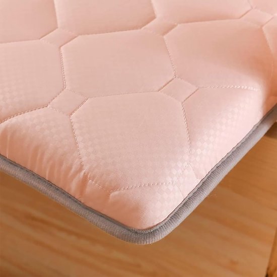 Vloermatras - Opvouwbaar bed - Comfortabel slapen - Traagschuim ondersteuning - 100 x 200 cm - Grijs — afbeelding 5