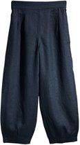 Next - Dames - N. Premium broek van 100% linnen met smalle pijpen - Tall - Blauw