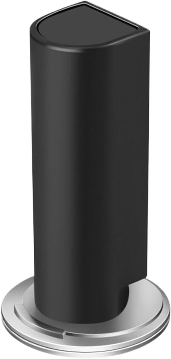 Rubberen Deurstoppers - Zelfklevende Stoppers - Stil Huis - Zware Vloer Bescherming - 8x6.2x6.2 cm - Zwart