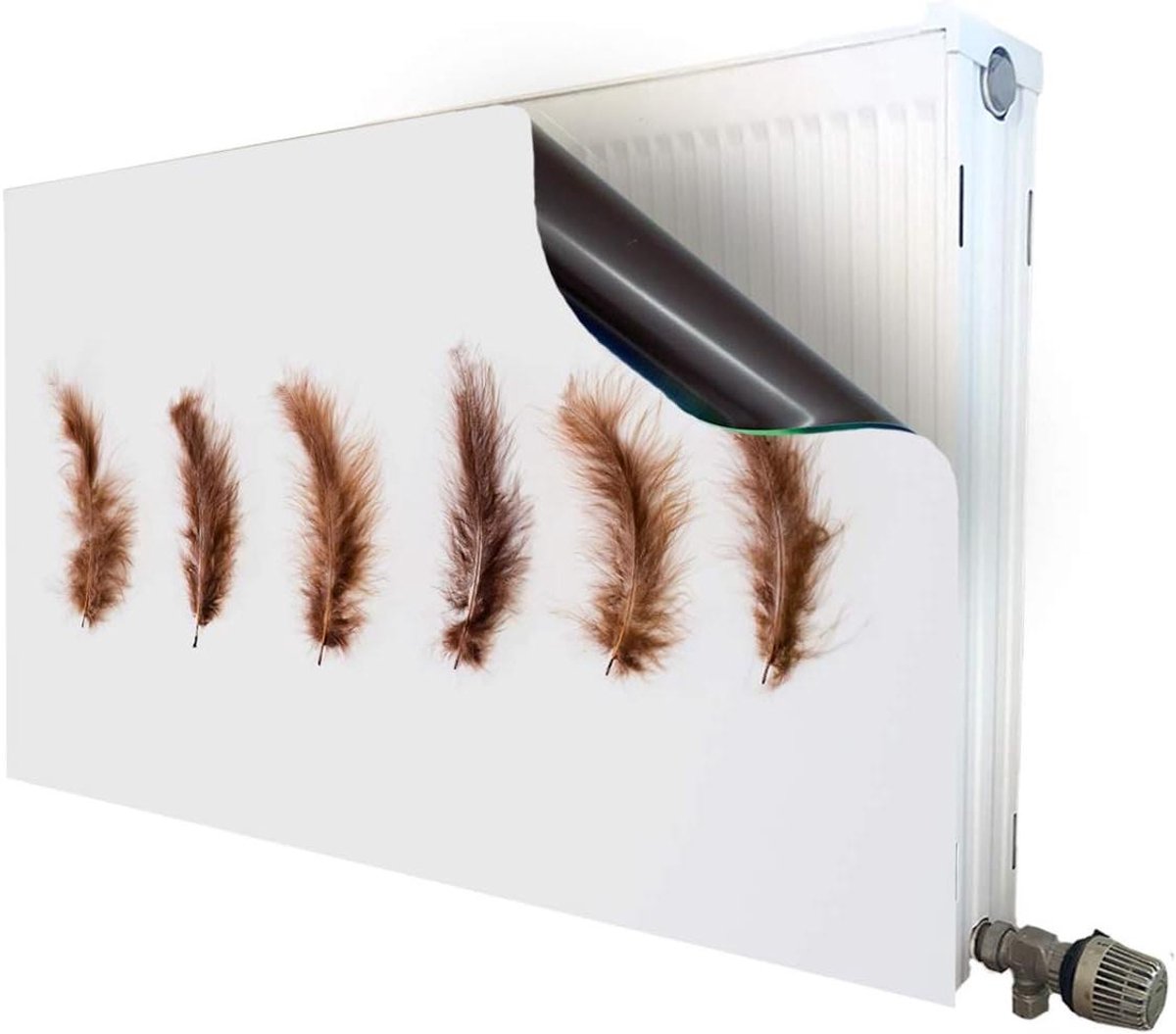 Radiator Bekleding - Verwarming Accessoire - Interieur Verfraaiing - Motief Prints - 180cm Lengte - Licht