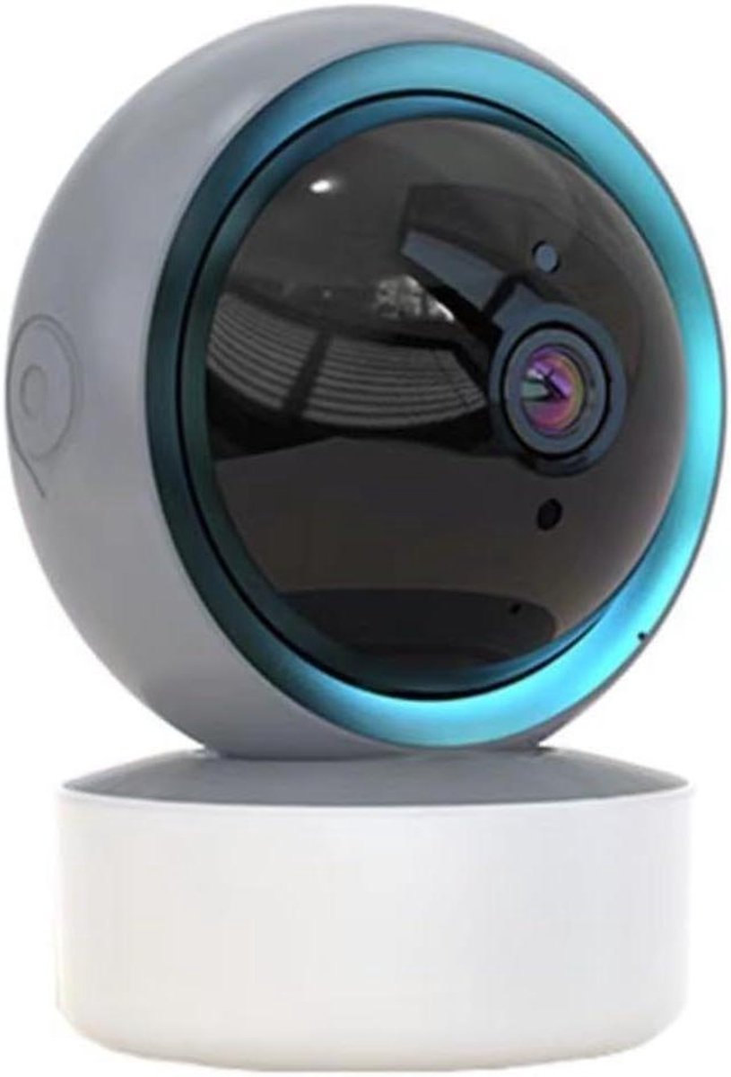 Beveiligingscamera Binnen - Smartcamera Babyfoon - Huisbewaking - 360 Graden Dekking - 1080P HD - Wit
