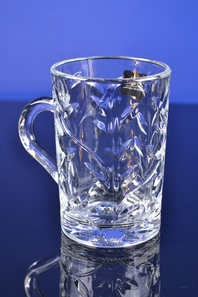 Luxe Kristallen Koffie- en Theeglazen met Oor – Set van 2 – 22 cl — cadeau in Koken & Dineren - foto 3