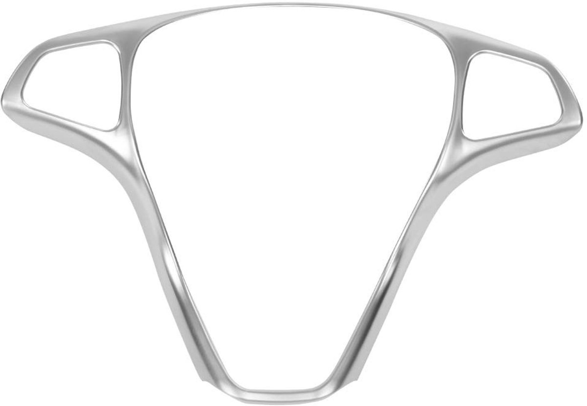 Cosensi- Stuurwielknop Gloednieuw - Stuurwiel Knop Frame - Voor Vito W447 2014-2017 - Zilver - Hoogwaardig ABS - Eenvoudige Montage - Stuurwieltrim