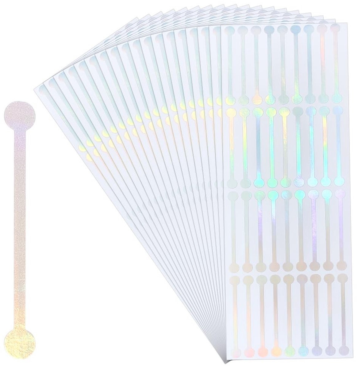 Cosensi- Tamperlabels - Manipulatiebestendig - Zelfklevende Etiketten - PVC - Veelkleurig - 23 x 8 cm - Waterbestendig