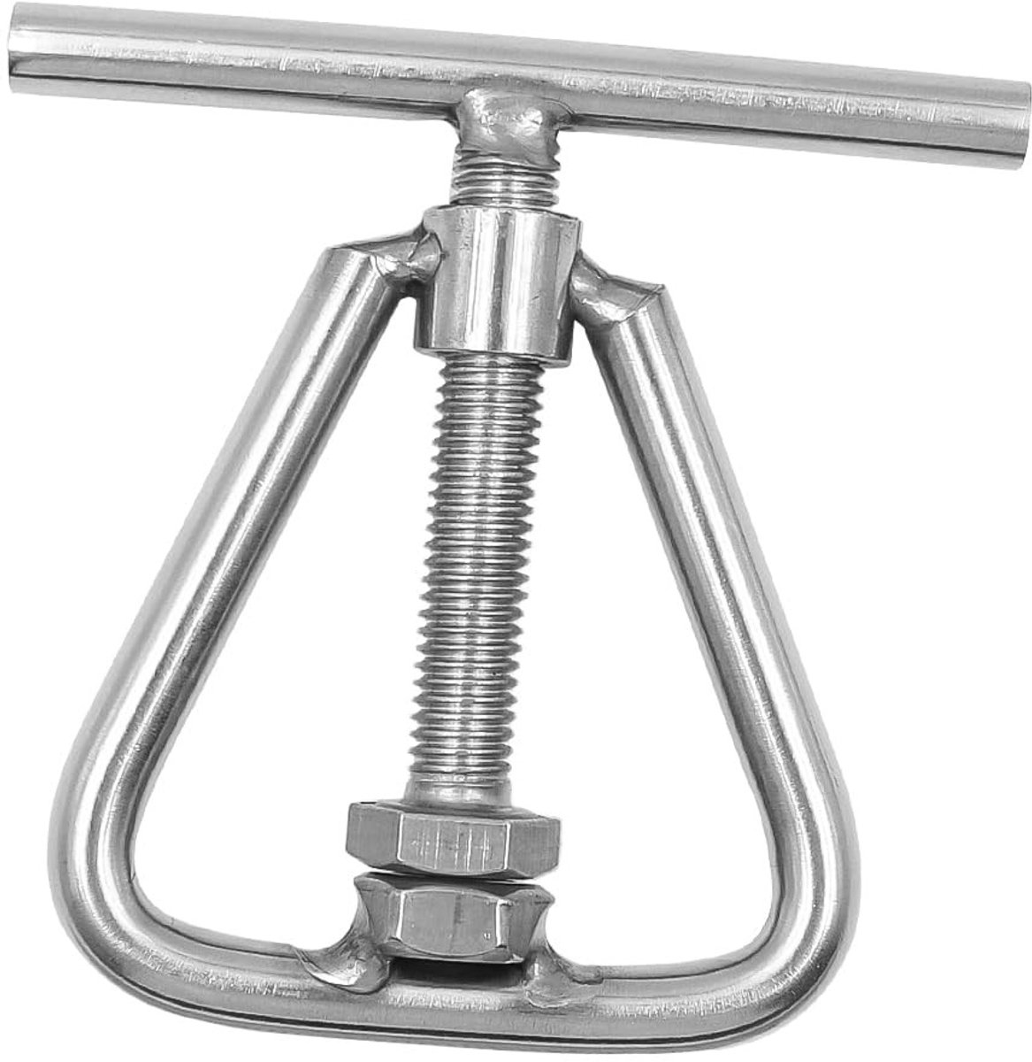 Cosensi- Notenkraker Roestvrij Staal - Draagbare Notenkraker - Gereedschap voor Walnoten/Macadamia - Schokbestendig - 10 x 9,3 cm - Perfecte Scheur Garantie - Notenschiltang