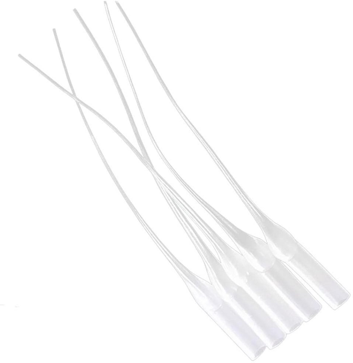 Cosensi- Lijm Tips 100 Stuks - Plastic Lijm Fles Tips - Extender Applicator - Zelfklevende Dispensers - Kunststof - 7CM/12CM Lengte
