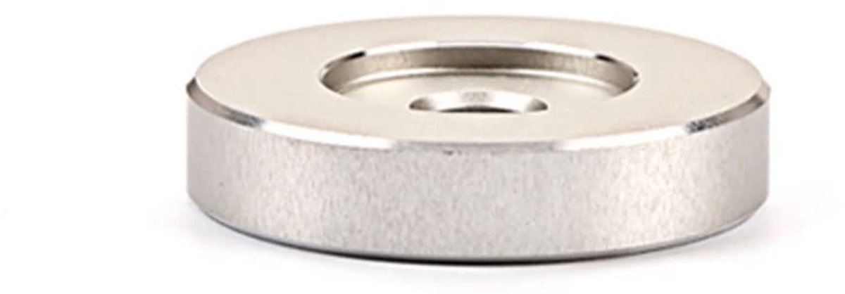Cosensi - 45 RPM Record Adapter van Aluminium voor Draaitafels