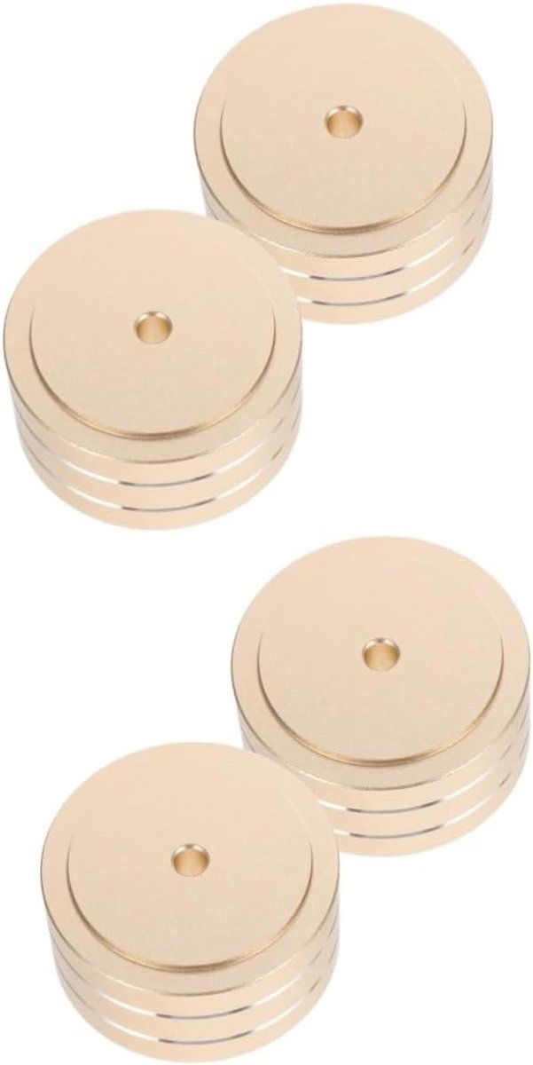 Schokabsorberende Pads - Speaker Voetjes - Geluidsverbetering - Trillingsdempend - 238 Grams - Goud