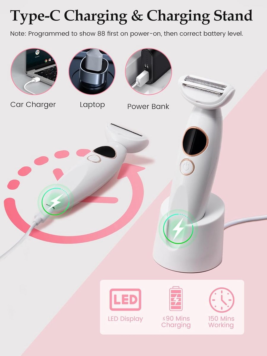 pinnacle living 5-in-1 Elektrisch Scheerapparaat Vrouw thumbnail 6