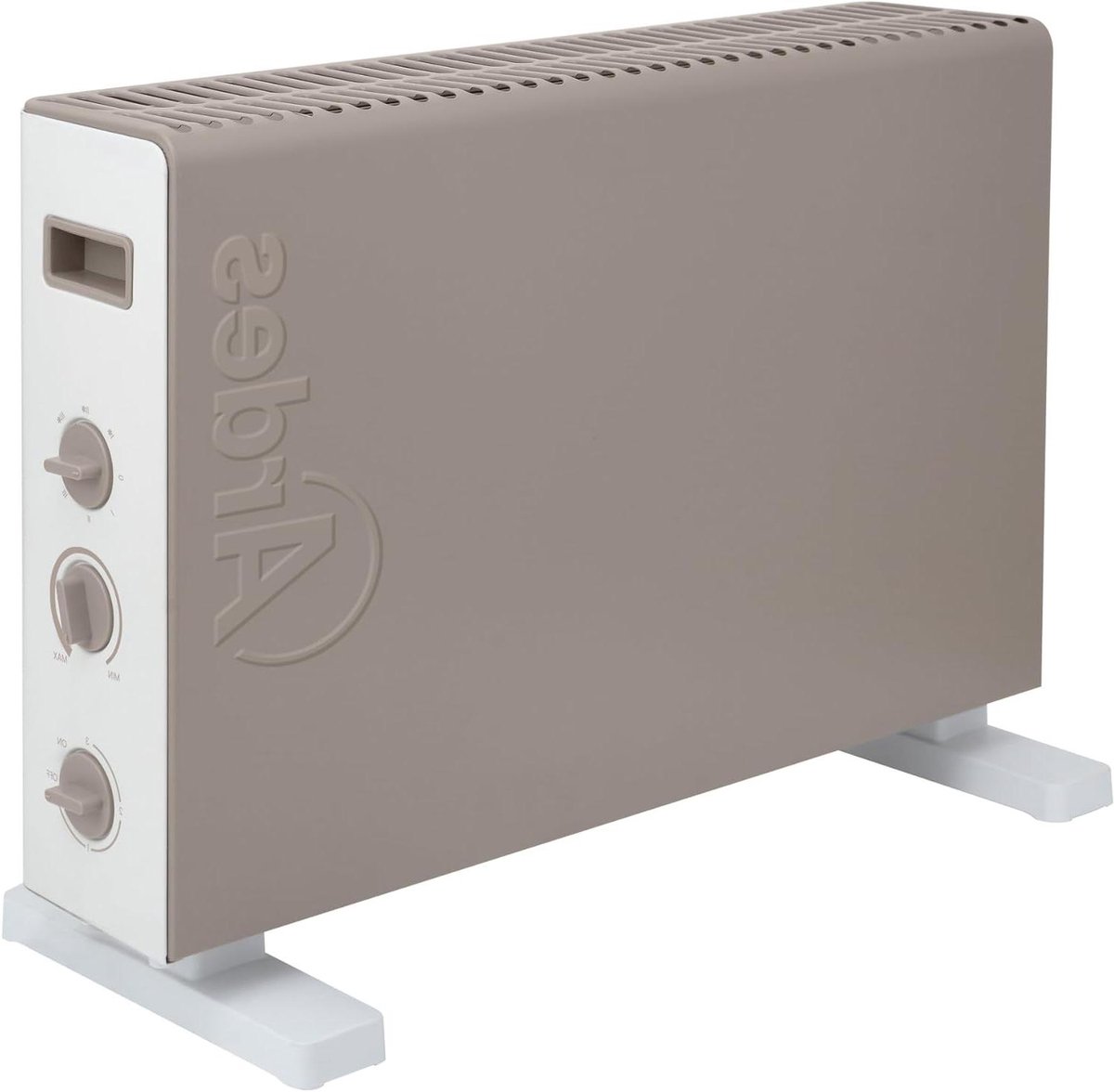 Elektrische Convector - Verwarming Apparaat - Ruimte Verwarmen - Met Turbo Ventilator - 2000 Watt - Grijs