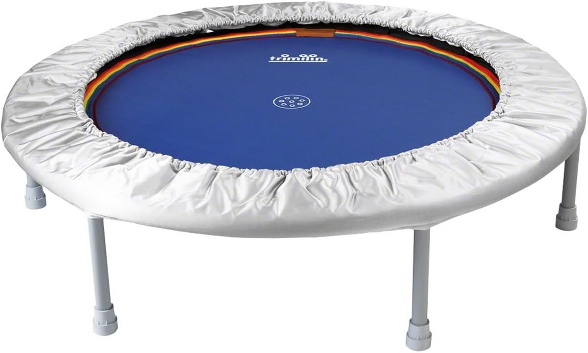 Trimilin ginnastica/Fitness/resistenza/Indoor trampolini per il tempo librom riabilitazione e riabilitazione, nero/argento, Trimilin Mini Swing mit Klappbeinen