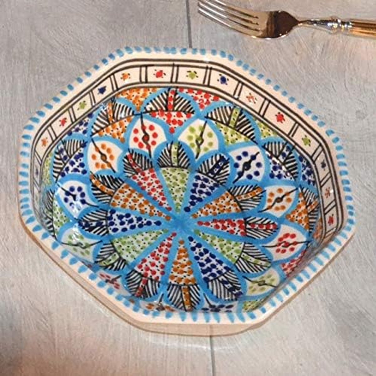 Achthoekige Ovenschaal 20 cm voor Serveren