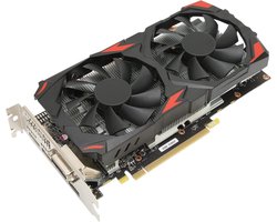 Krachtige 8GB GDDR5 Grafische Kaart met Dubbele Koeling voor 8K Gaming en Mijnen
