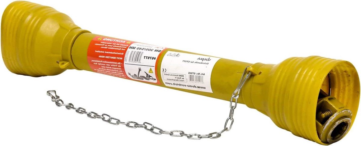 Aandrijfas - Trekker as - Betonmixer aandrijven - Specifiek model - 55-84 cm - Zilverkleurig