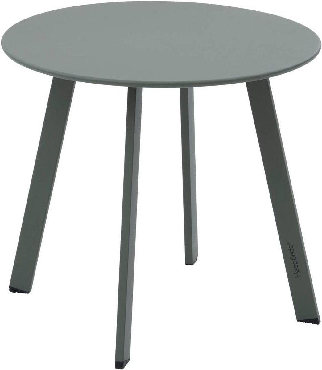 Ronde Salontafel Buiten Lauriergroen Staal 50x45 cm