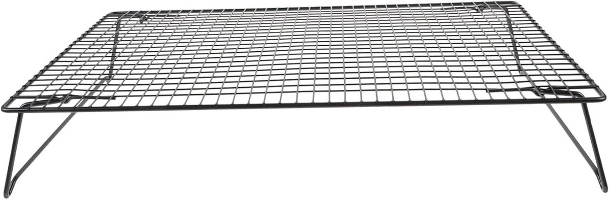 Bakrek Koelrek Oven Brood Bakken Roestvrij Staal 42.5 x 27.7 cm Zwart
