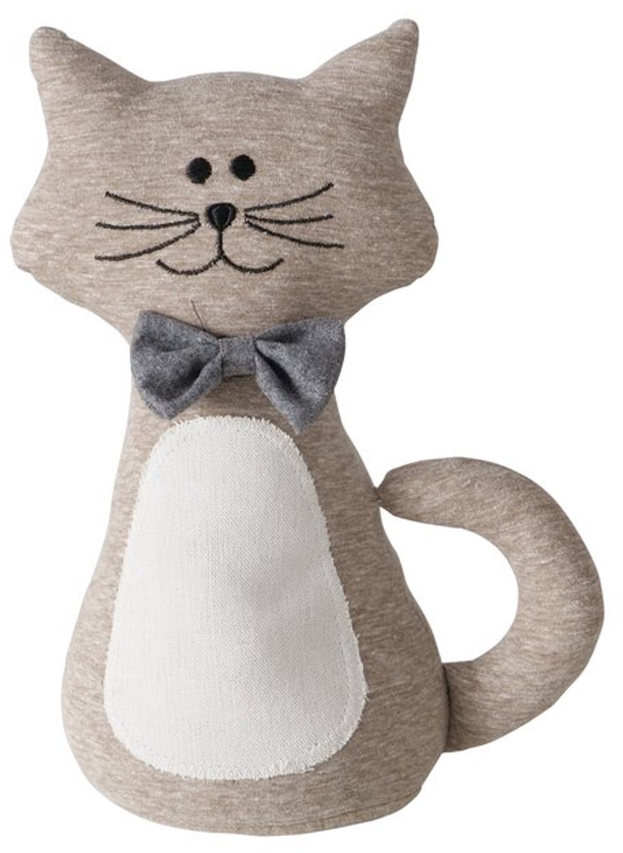 Deurstopper poes grijs . Boltze