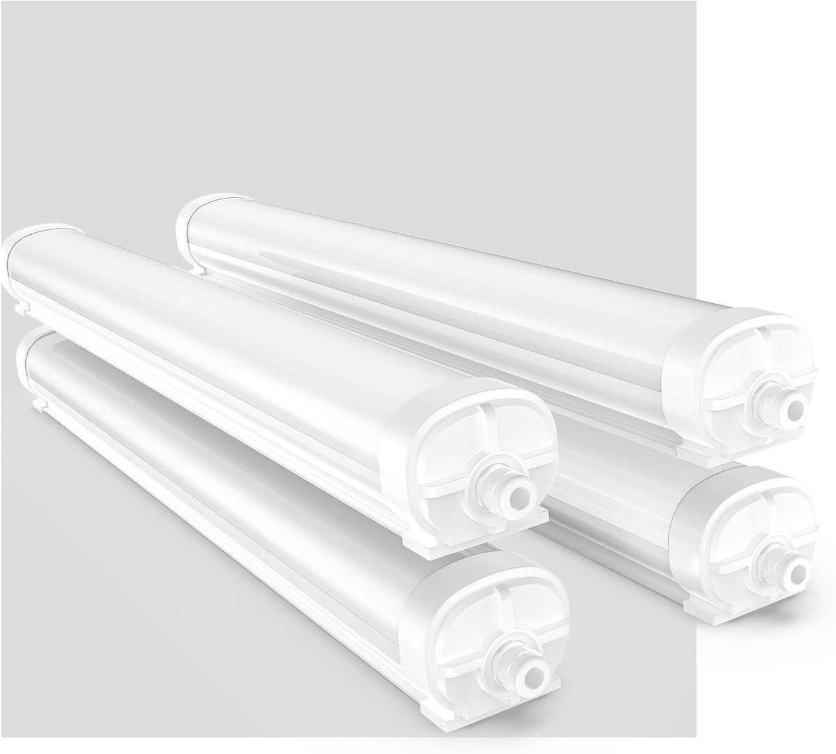 Led Lampen - Vochtbestendige Verlichting - Werkruimte Verlichten - Aansluitbaar Systeem - 150 cm - Neutraal Wit