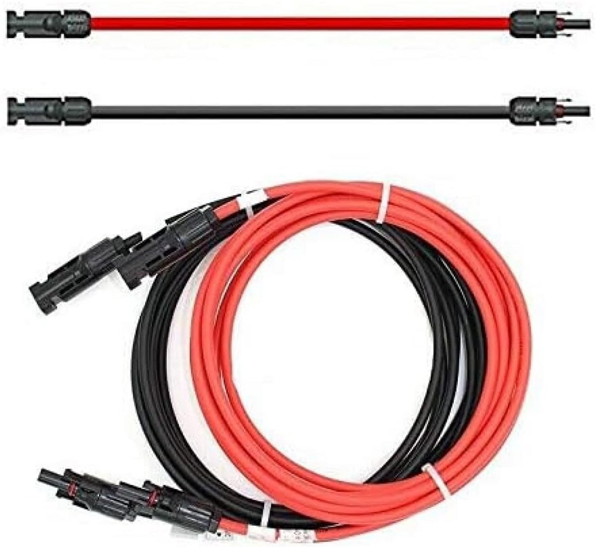 Verlengkabel Zonnesteuners 4 mm² 2x6 m