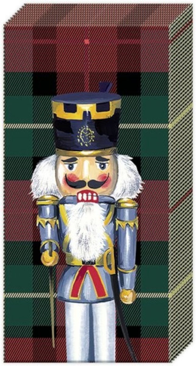 IHR Zakdoeken - Nutcracker - 1 pakje=10 zakdoeken - Notenkraker- Kerst - Tafeldecoratie - Decoupage - Cadeautje - Feestje - Geschenkenlaantje