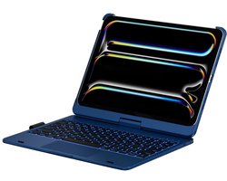 Typecase Flexbook Touch Hoes Met Toetsenbord Voor Ipad Pro 11 2024/2025 Donker