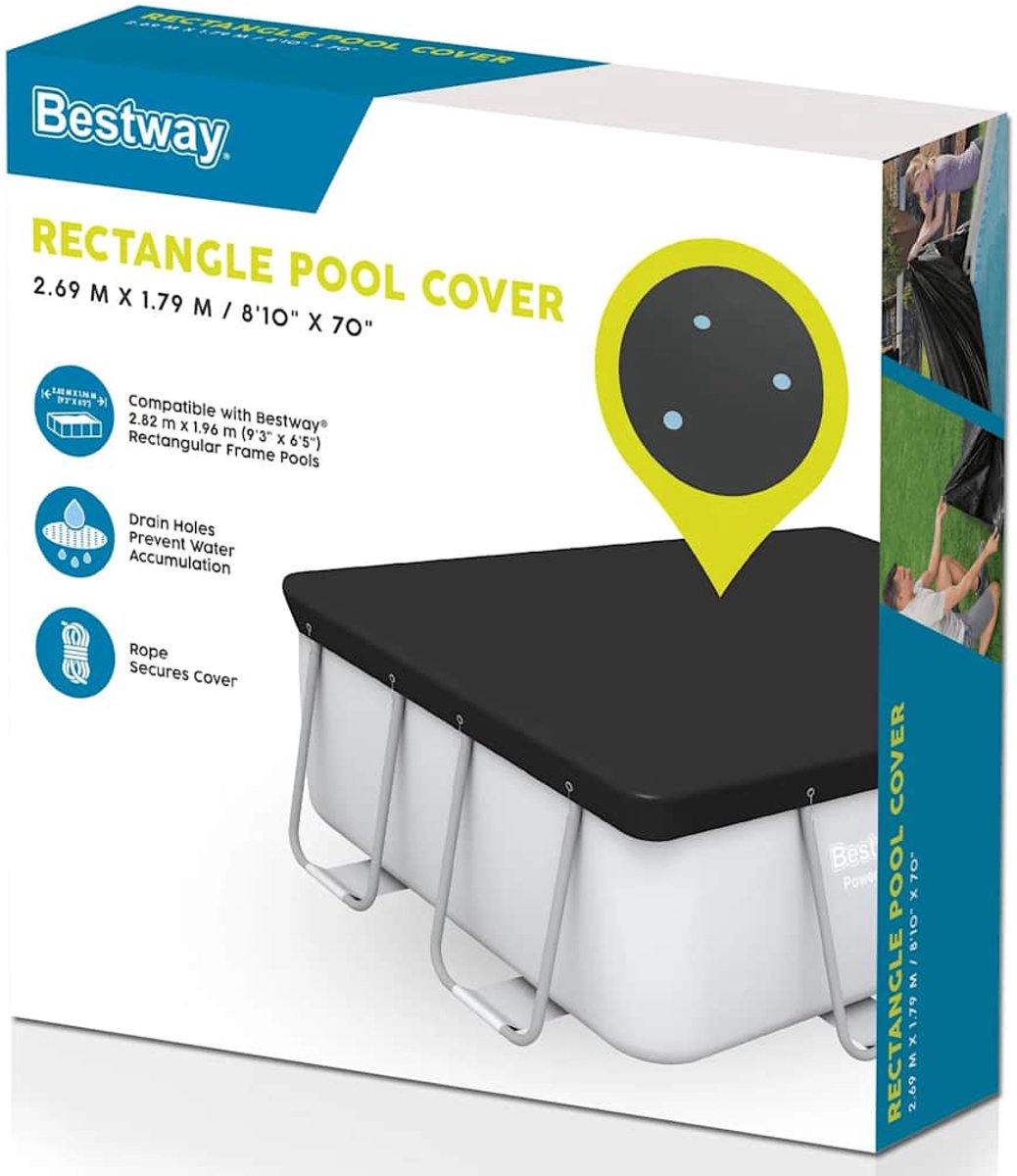 Bestway Flowclear cover for Power Steel - Rectangular 282 cm