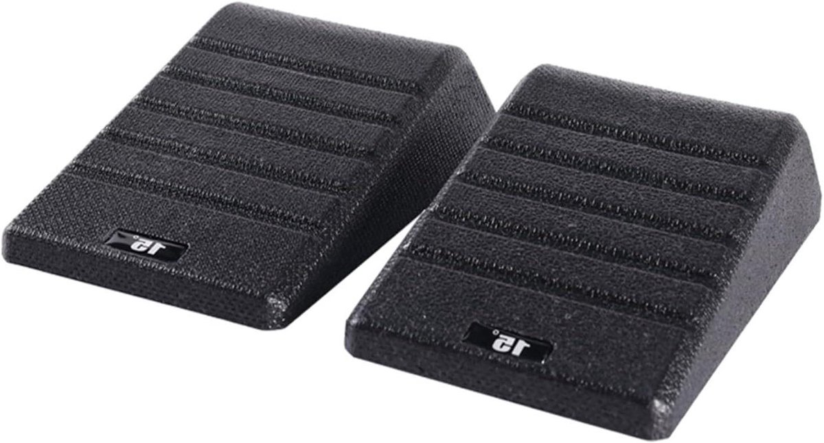 Squat Wedge - Hielverhoger - Fitness Oefeningen - Dubbele helling ontwerp - 29 x 15.2 x 10 cm - Zwart