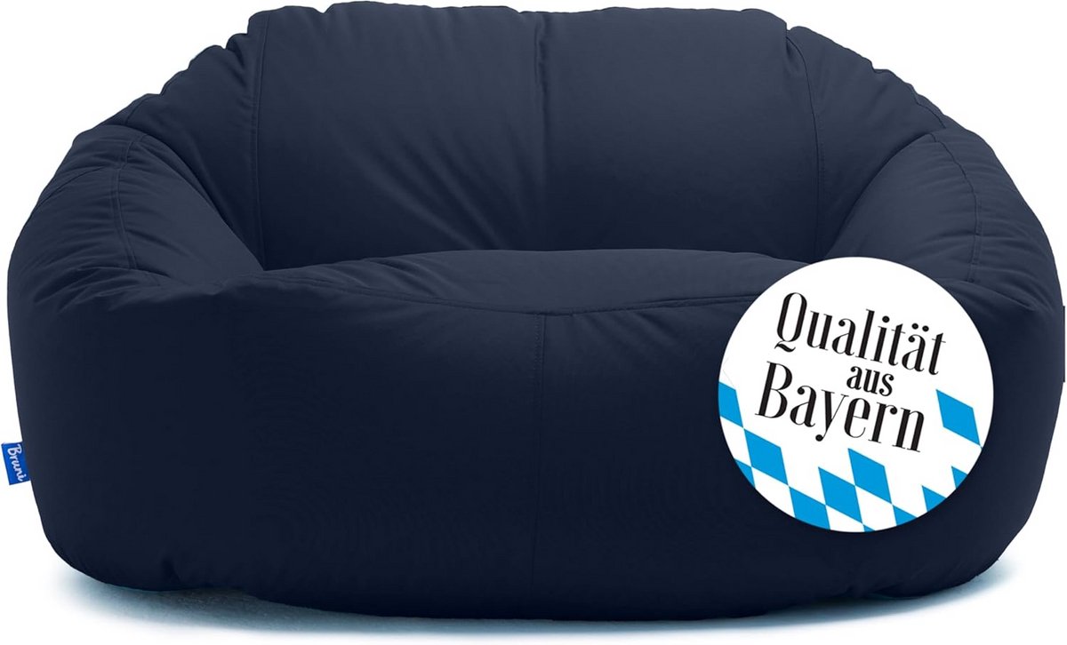 Grote Zitzak Bank Blauwgrijs XXL voor Binnen en Buiten Comfortabel