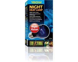 Nacht Warmtelamp E27 150W voor Terrarium Reptielen en Amfibieën