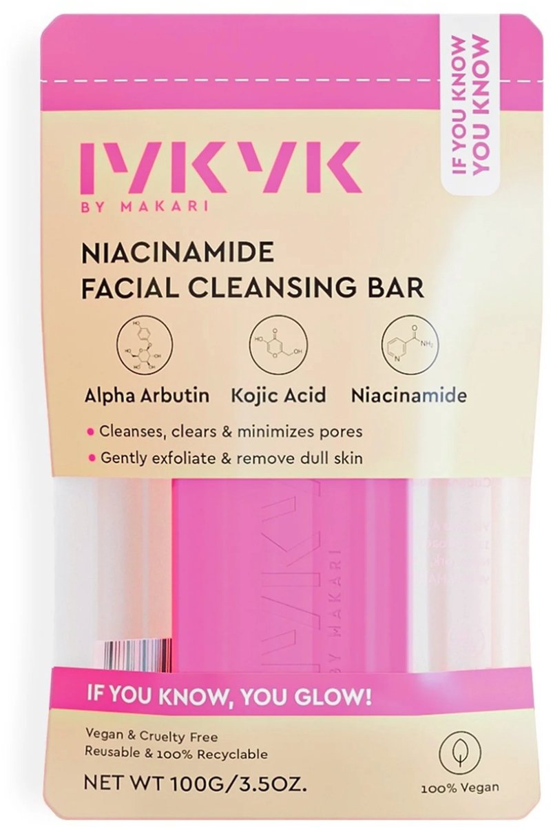 MAKARI IYKYK Niacinamide Facial Cleasing Bar - 100gr