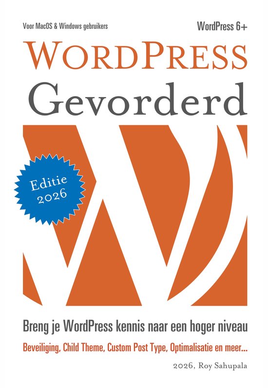 WordPress Gevorderd - cover