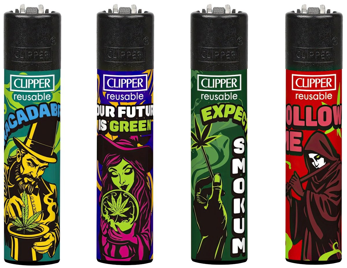 Clipper Classic Large Aanstekers "Enchanted" (4 Stuks)
