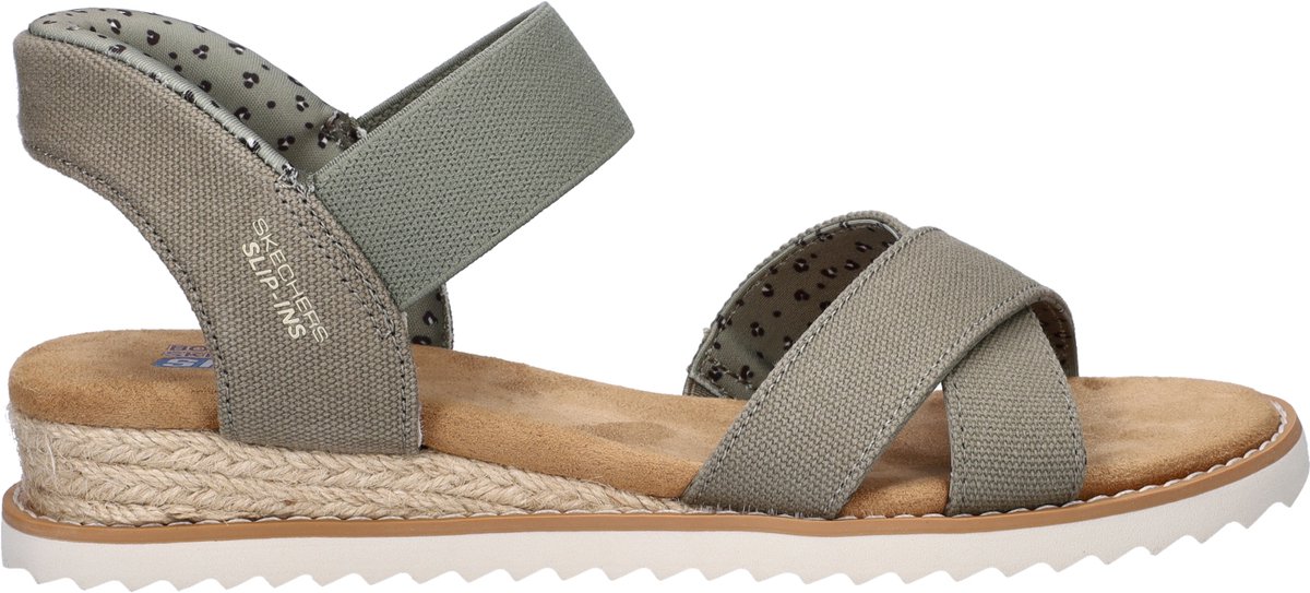 Bobs Hands Free Slip-Ins Desert Kiss dames sandaal - Donkergroen - Maat 37