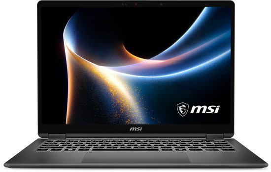 MSI Prestige 14 FLIP AI+ D3MTG-049NL Copilot+ PC Intel Core Ultra 9 386H Hybride (2-in-1) 35,6 cm (14") Touchscreen Full HD+ 32 GB LPDDR5x-SDRAM 2 TB SSD Wi-Fi 7 (802.11be) Windows 11 Pro Grijs - MSI - Hoofdafbeelding