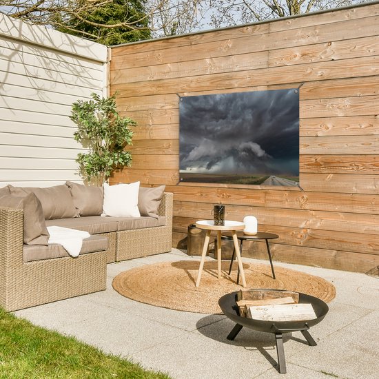 Posters de jardin extérieur Tornado chase Texas - 90x60 cm - Toile jardin